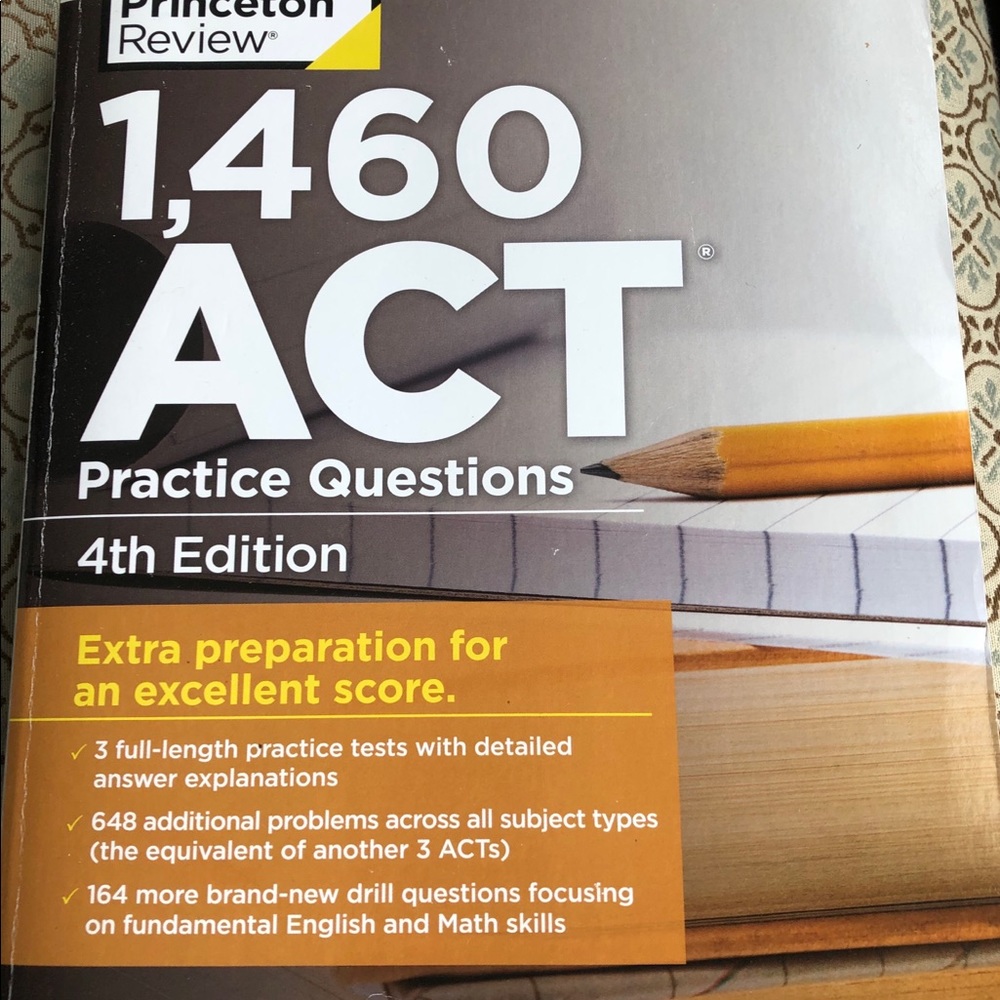 Princeton review ACT practice questions